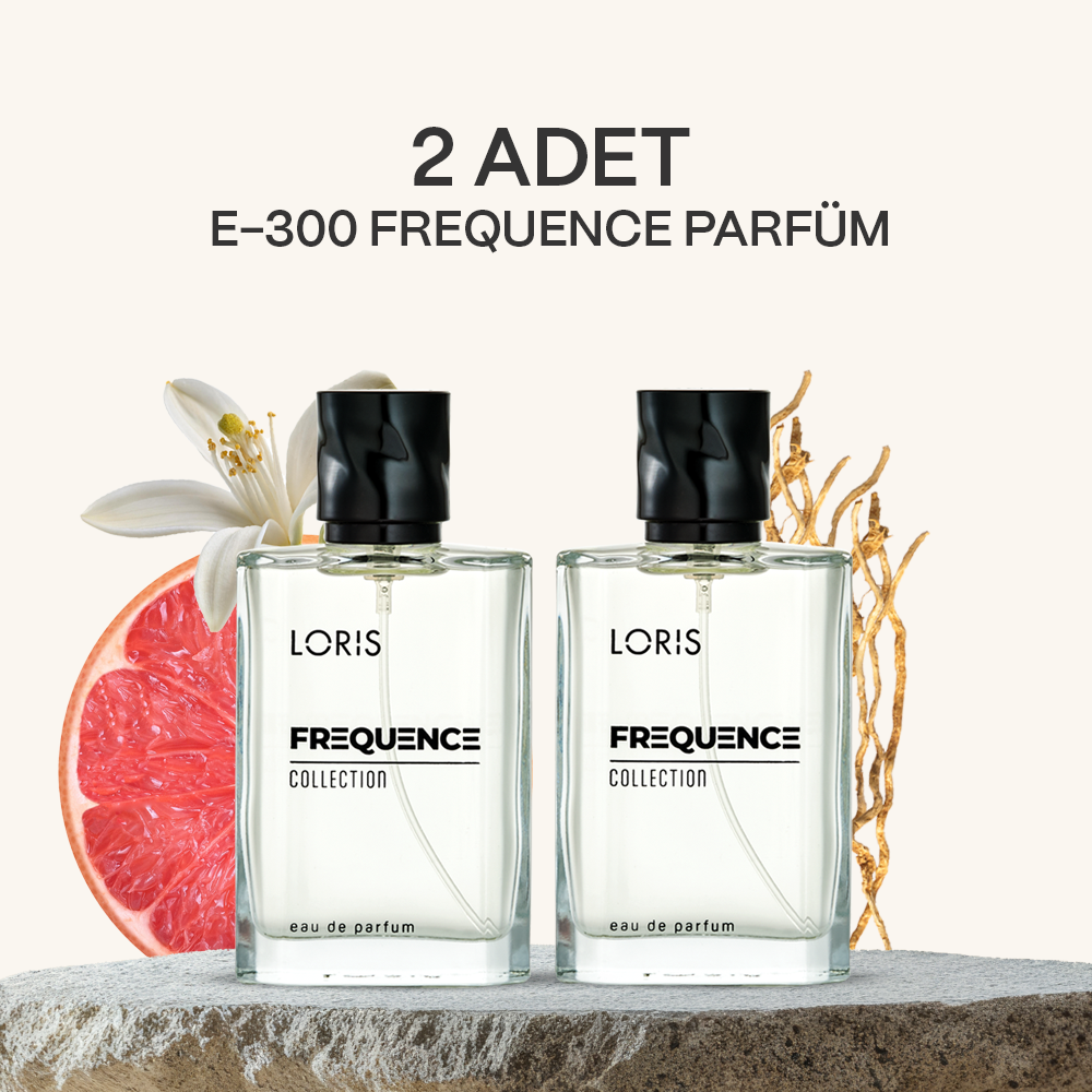 2 Adet E-300 Frequence Erkek Parfüm EDP 50 ML
