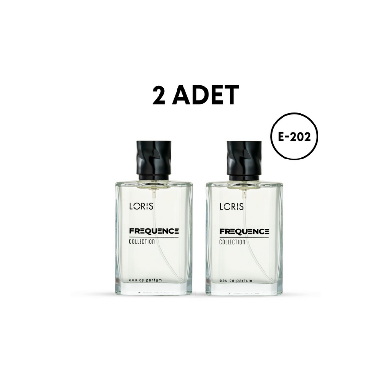 2 Adet E-202 Frequence Erkek Parfüm 50+50 Ml
