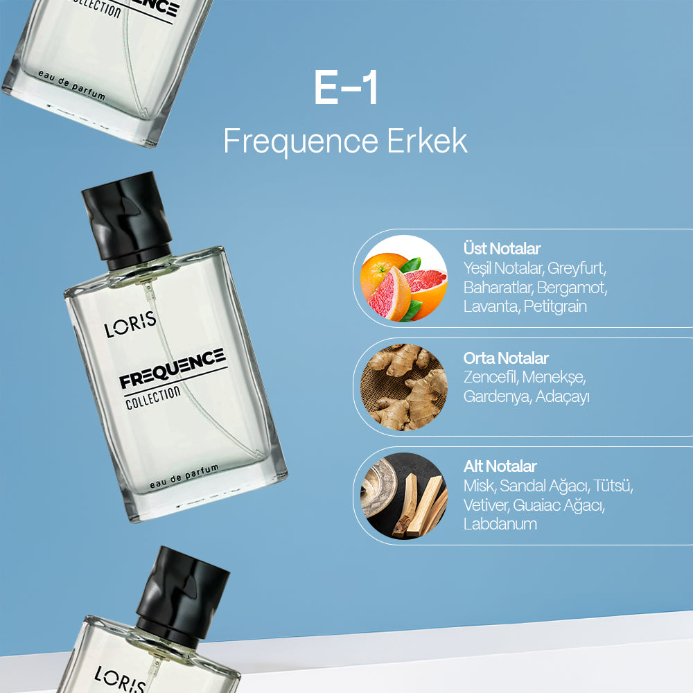 E-1 Frequency Men's Perfume EDP 50 ML