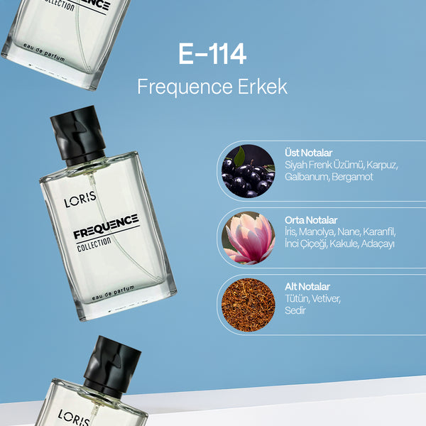 E-114 Frequence Erkek Parfüm EDP 50 ML