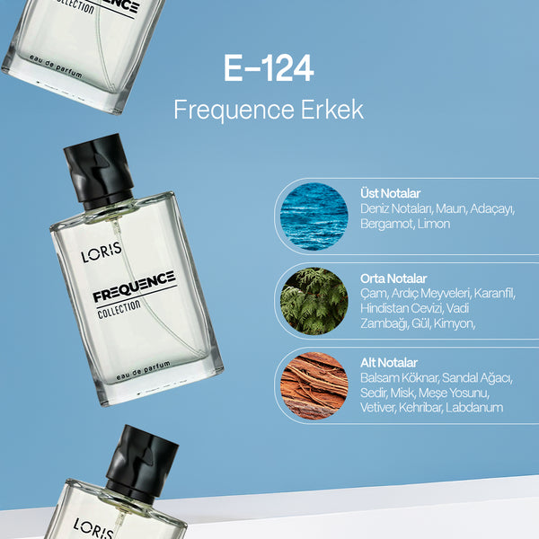 E-124 Frequence Erkek Parfüm EDP 50 ML