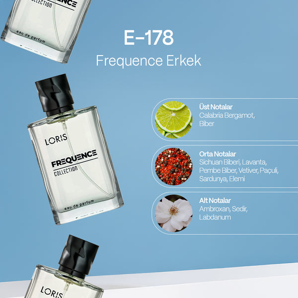 E-178 Frequence Erkek Parfüm EDP 50 ML