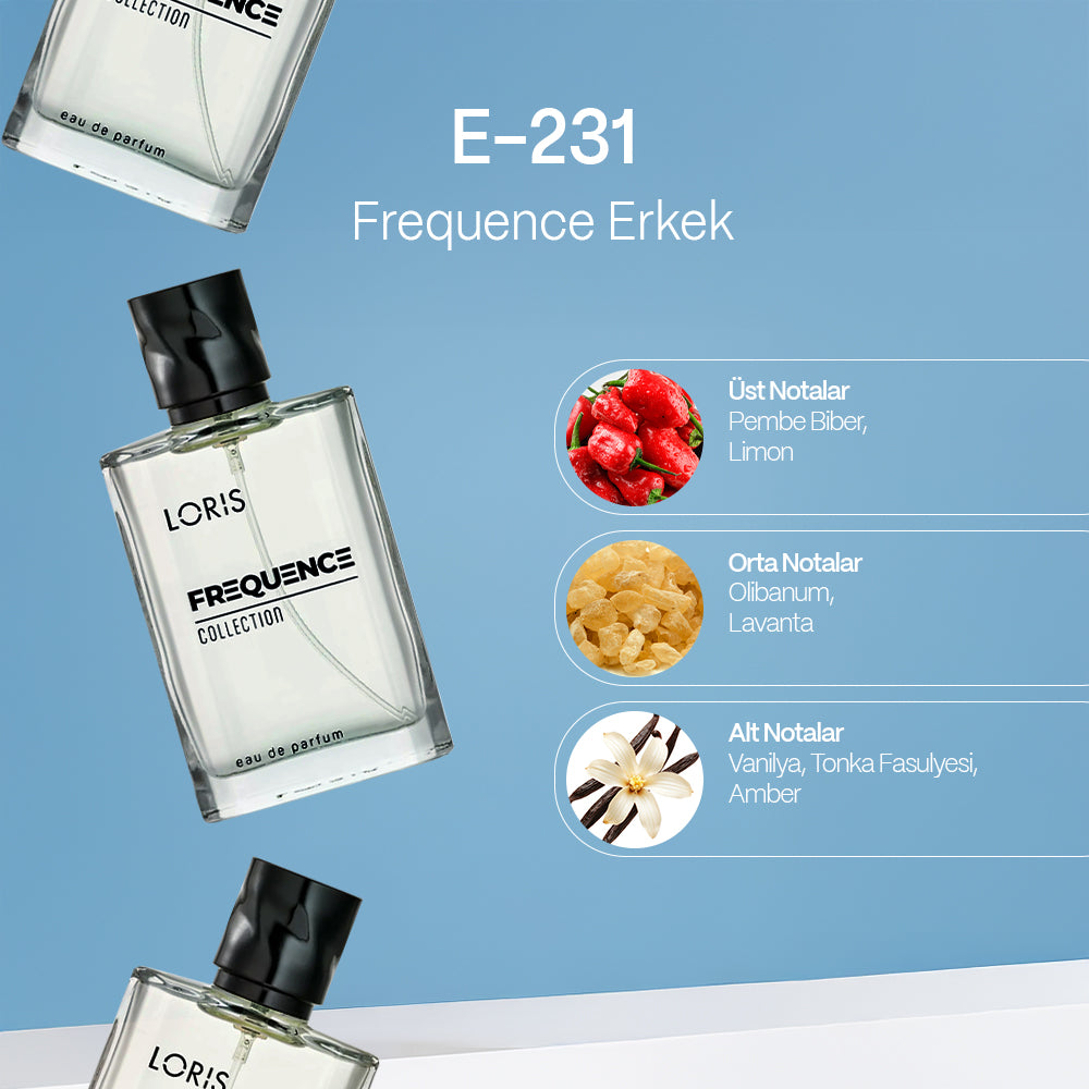 E-231 Frequence Erkek Parfüm EDP 50 ML