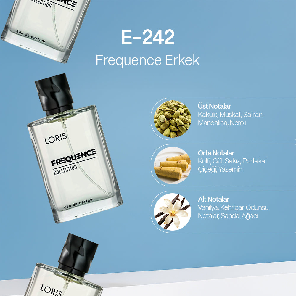 E-242 Frequence Erkek Parfüm EDP 50 ML