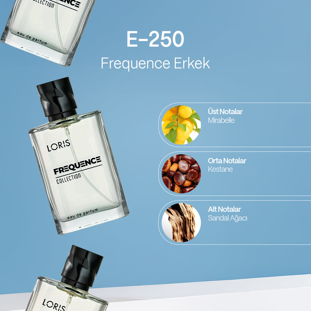 E-250 Frequence Erkek Parfüm EDP 50 ML