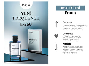 E-260 Frequence Erkek Parfüm EDP 50 ML
