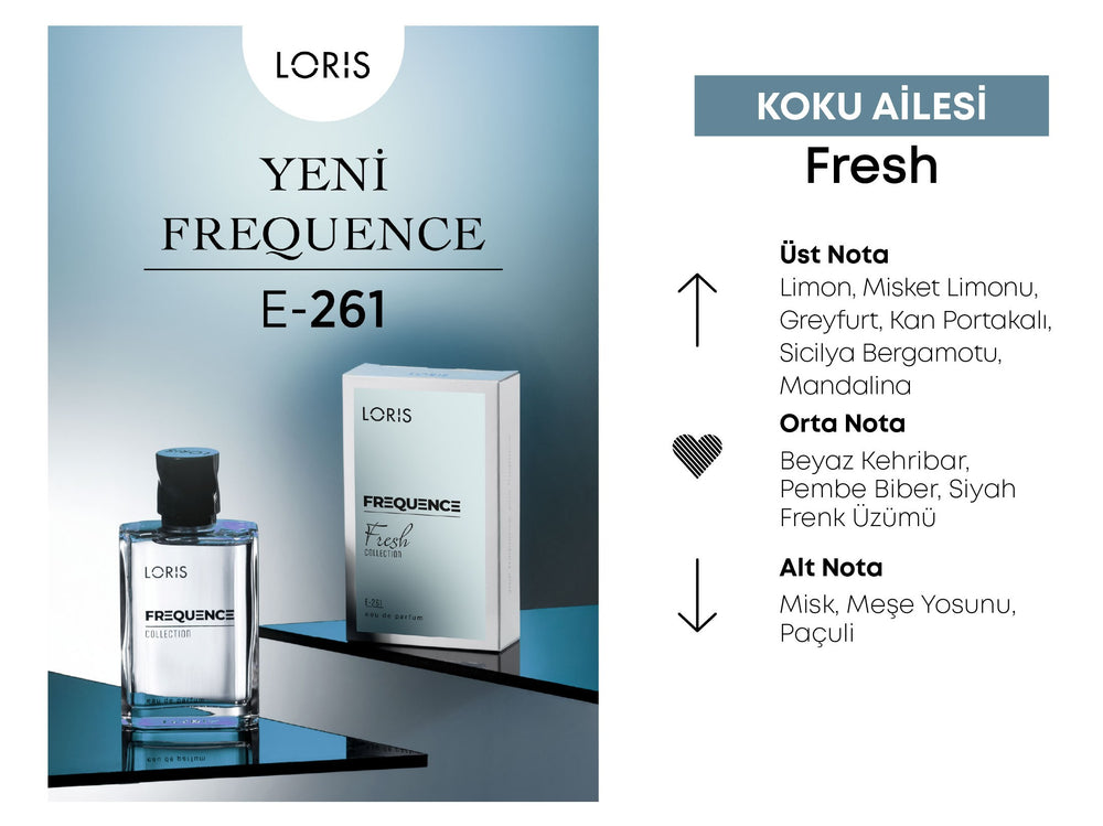 E-261 Frequence Erkek Parfüm EDP 50 ML