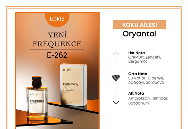 E-262 Frequence Erkek Parfüm EDP 50 ML