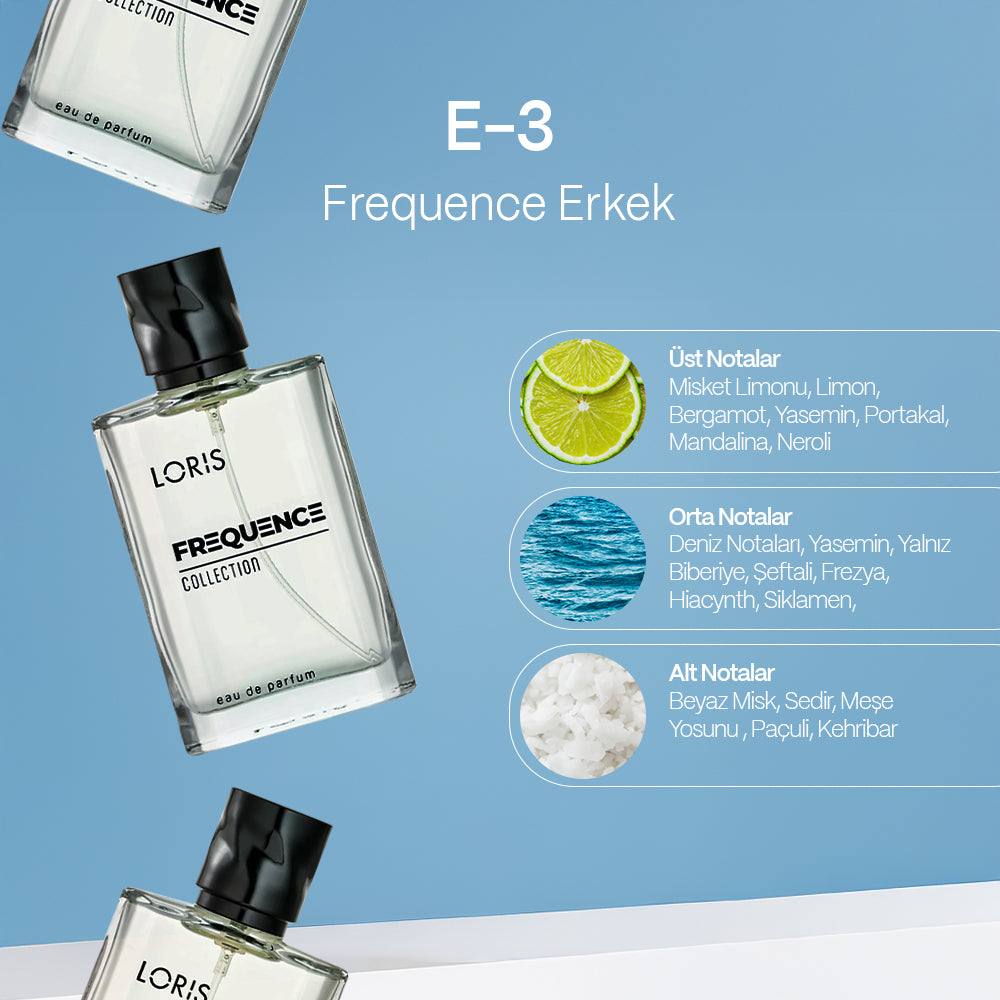 E-3 Frequency Men's Perfume EDP 50 ML