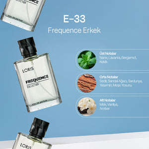 E-33 Frequence Erkek Parfüm EDP 50 ML
