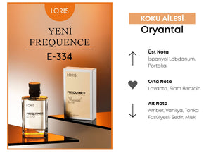 E-334 Frequence Erkek Parfüm EDP 50 ML