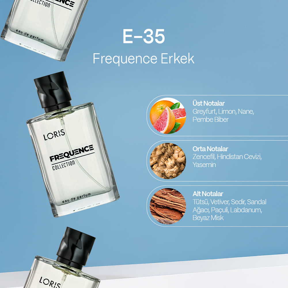 E-35 Frequency Men's Perfume EDP 50 ML