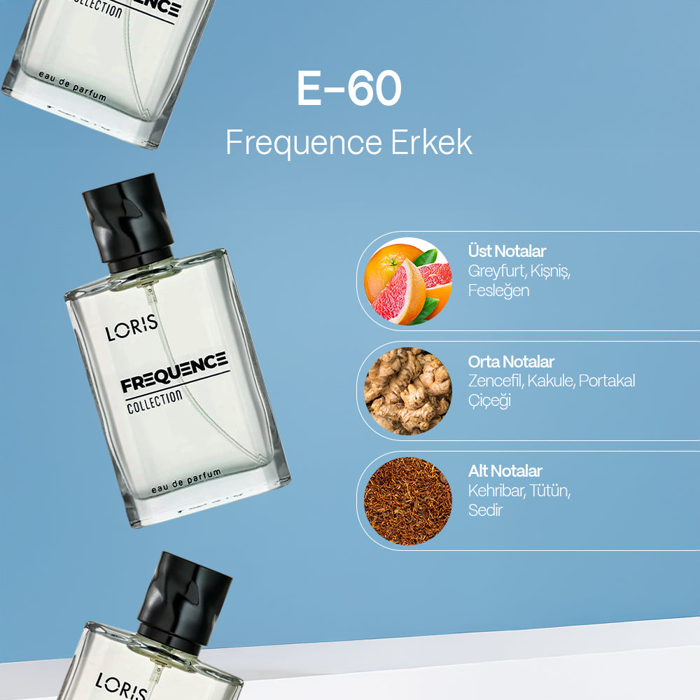 E-60 Frequency Men's Perfume EDP 50 ML