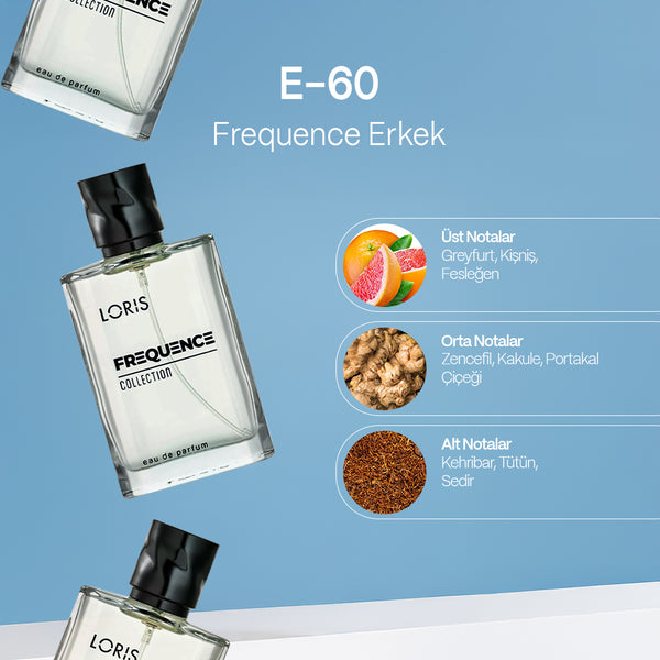 E-60 Frequence Erkek Parfüm EDP 50 ML
