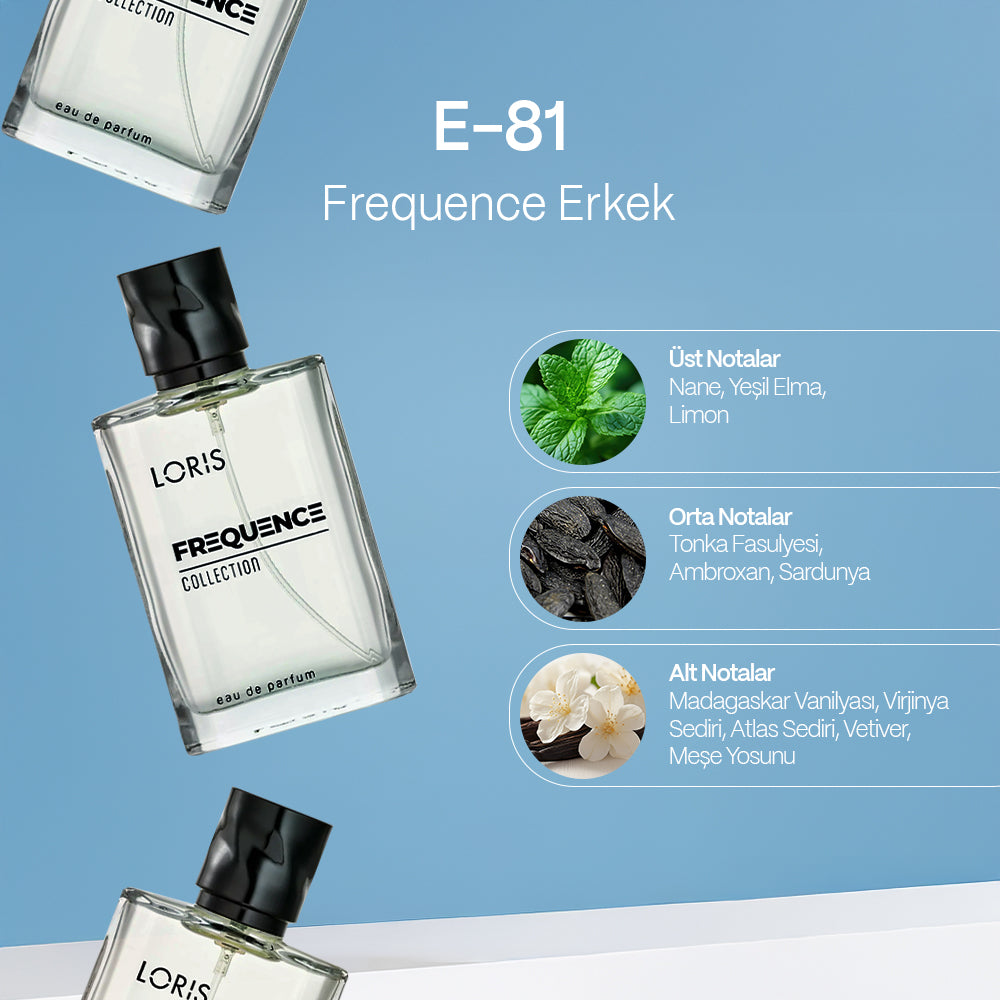 E-81 Frequency Men's Perfume EDP 50 ML