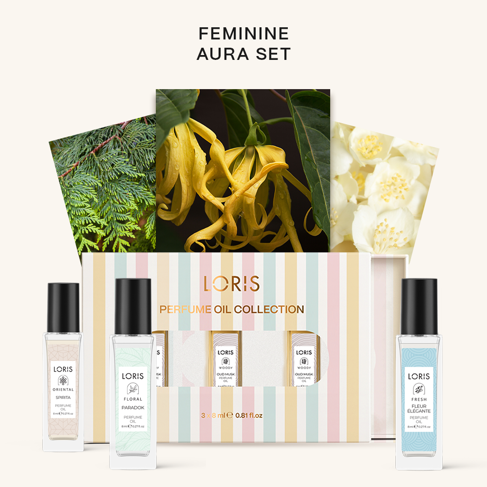 Feminine Aura Women's Perfume Oil Set – 3-Piece Special Collection