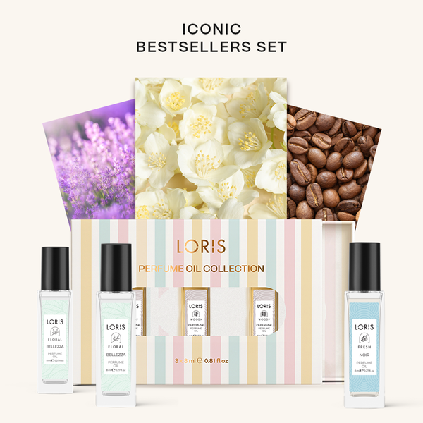 Iconic Bestsellers Women's & Men's Perfume Oil Set – 3-Piece Special Collection