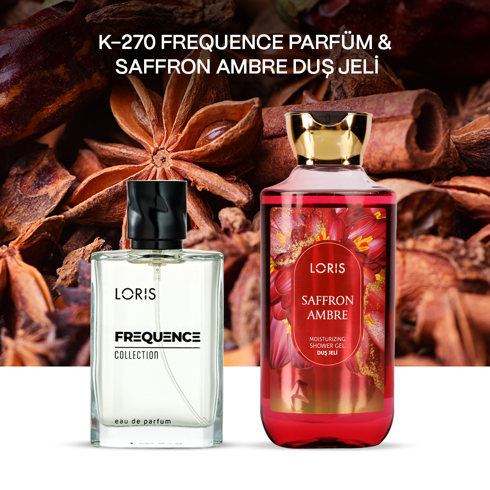 K-270 Kadın Parfüm & Saffron Ambre Duş Jeli