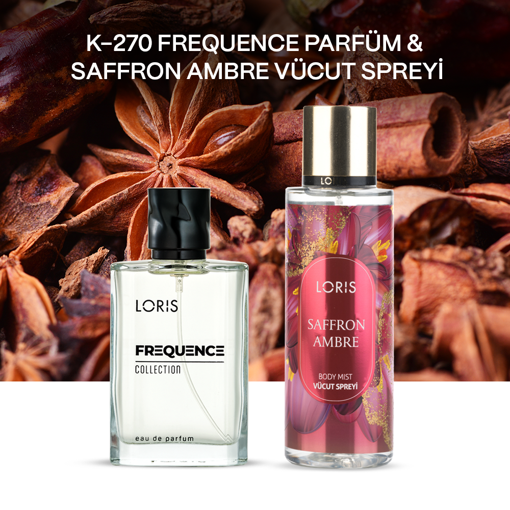 K-270 Kadın Parfüm & Saffron Ambre Vücut Spreyi