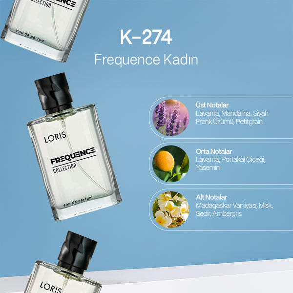 K-274 Frequence Kadın Parfüm EDP 50 ML
