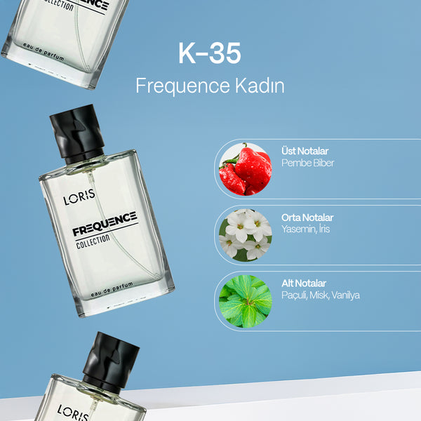 K-35 Frequence Kadın Parfüm EDP 50 ML