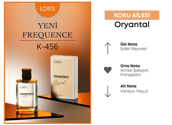 K-456 Frequence Erkek Parfüm EDP 50 ML