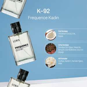 K-92 Frequence Kadın Parfüm EDP 50 ML