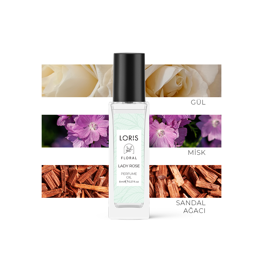 Lady Rose 8 ML Parfüm Yağı | Natural Oil