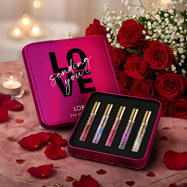 Valentine's Day 5-Piece Women's Perfume Set – Red Collection