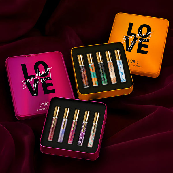 Valentine's Day 5-Piece Women's Perfume Set – Red Collection