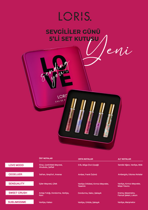 Valentine's Day 5-Piece Women's Perfume Set – Red Collection