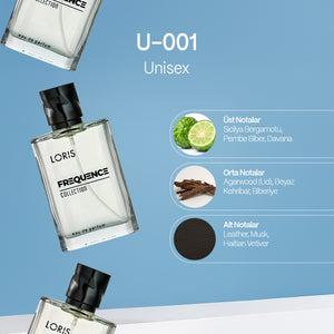 U-1 Frequence Unisex Parfüm EDP 50 ML