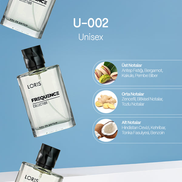 U-2 Frequence Unisex Parfüm EDP 50 ML
