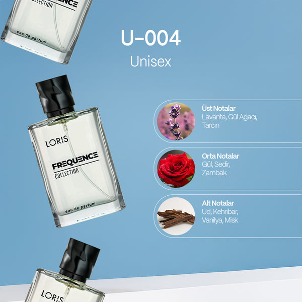 U-4 Frequence Unisex Parfüm EDP 50 ML