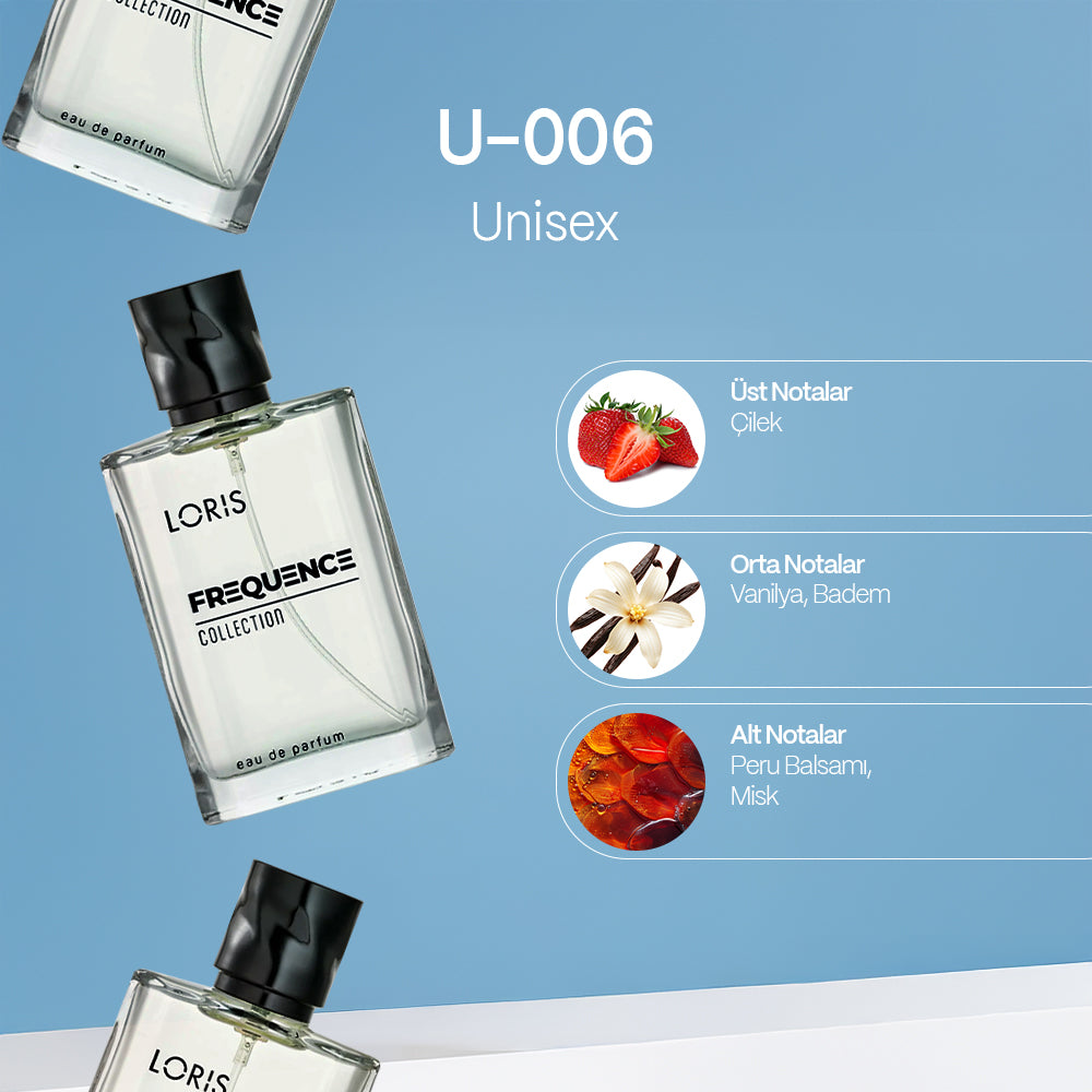U-6 Frequence Unisex Perfume EDP 50 ML