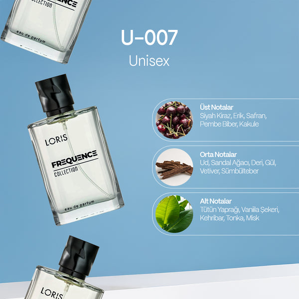 U-7 Frequence Unisex Parfüm EDP 50 ML