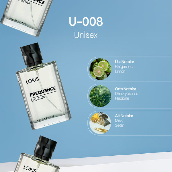 U-8 Frequence Unisex Parfüm EDP 50 ML