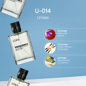 U-014 Frequence Unisex Parfüm EDP 50 ML