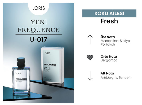 U-17 Frequence Unisex Parfüm EDP 50 ML