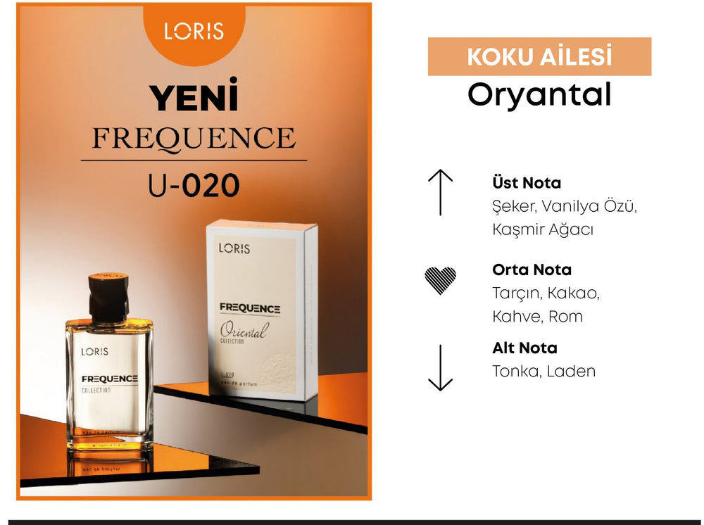 U-20 Frequence Unisex Perfume EDP 50 ML