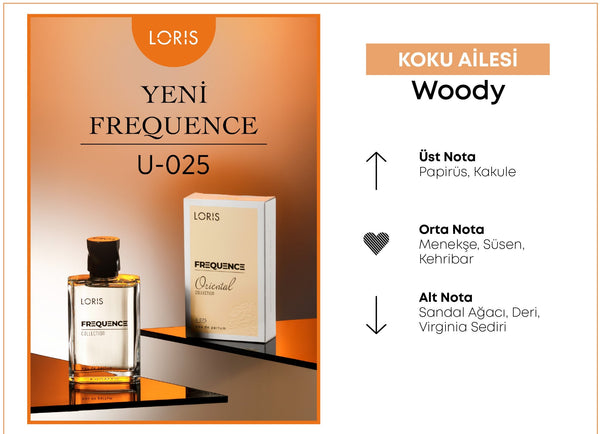 U-25 Frequence Unisex Parfüm EDP 50 ML