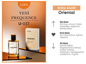 U-37 Frequence Unisex Parfüm EDP 50 ML