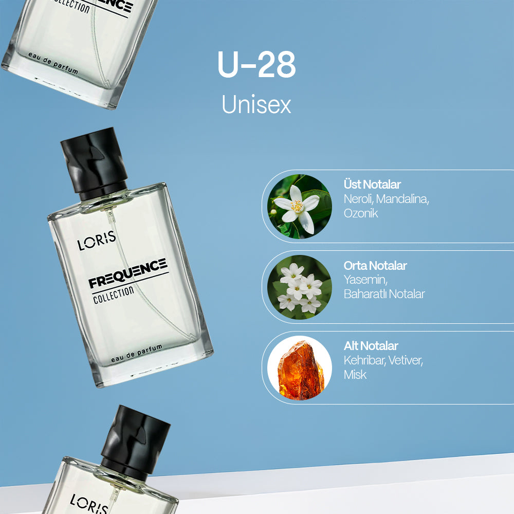 U-28 Frequence Unisex Perfume EDP 50 ML
