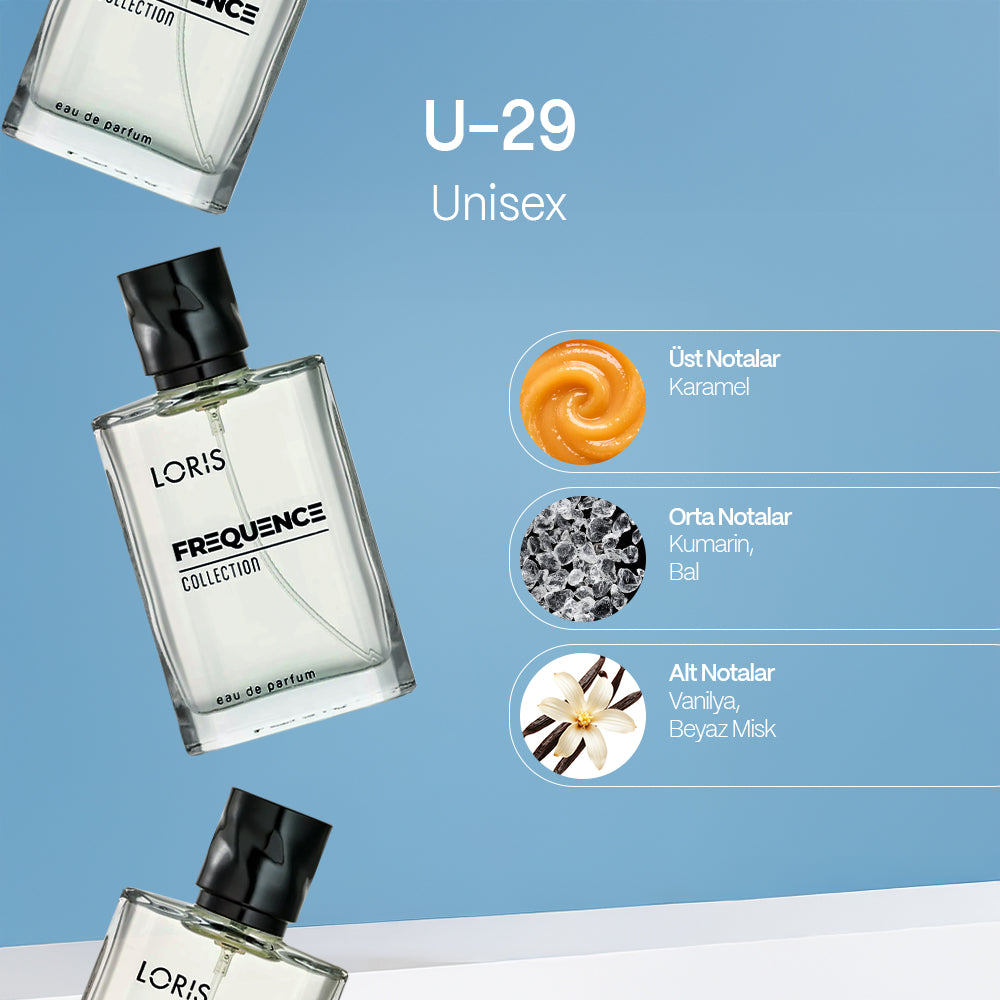 U-29 Frequence Unisex Perfume EDP 50 ML