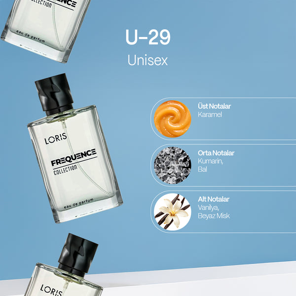 U-29 Frequence Unisex Parfüm EDP 50 ML