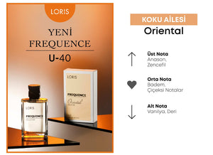 U-40 Frequence Unisex Parfüm EDP 50 ML