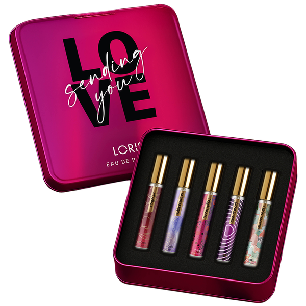 Valentine's Day 5-Piece Women's Perfume Set – Red Collection
