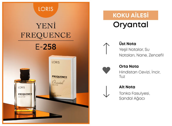 E-258 Frequence Erkek Parfüm EDP 50 ML