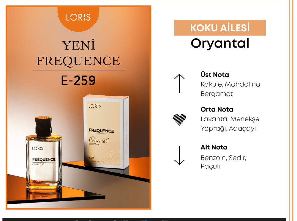 E-259 Frequence Erkek Parfüm EDP 50 ML