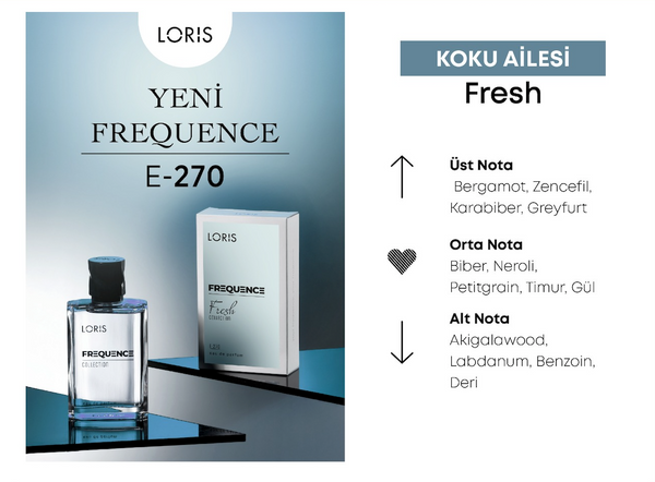 E-270 Frequence Erkek Parfüm 50 ML